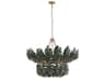 Bilal Chandelier Eucalyptus and Antique Brass
