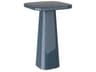 Blythe Small Accent Table Modern Navy