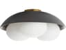 Glaze Large Flush Mount Modern Ceiling Light