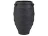 Chicago Large Outdoor Planter Matte Black Concrete