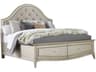 Starlite Peri Silver Parrawood Upholstered King Panel Bed