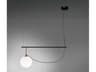 nh Linear Suspension Light in Brushed Brass