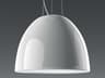 Nur Gloss White Dome Pendant
