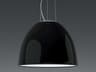 Nur Gloss Black Dome Pendant