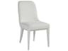 Marcel Mahogany Wood Upholstered Armless Dining Chair