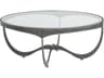 Metal Designs Sophie Round Glass Cocktail Table