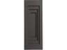 Rectangular 1-Light Outdoor Wall Light