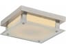 Cermack St LED Flush Mount Brushed Nickel Square Ceiling Fixture