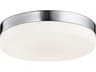 Cermack St Collection 9-inch LED Flush Mount in Brushed Nickel