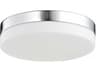 Cermack St 9 Inch Round LED Flush Mount Polished Chrome