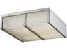 Cermack St Square Flush Mount Brushed Nickel Integrated LED