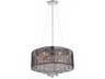 Riverside Dr Convertible Drum Chandelier Modern Crystal