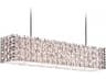 Ventura Blvd Linear Chandelier Polished Nickel Modern