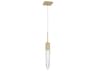 Aspen Pendant Light with Hand-Polished Crystal