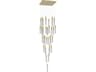 Boa Collection 41-Light Pendant in Brushed Brass