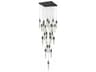 Aspen 25-Light Multi Pendant in Dark Bronze