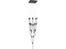 Boa Multi Port Pendant Light Black 25-Light LED Chandelier