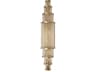 Waldorf Collection Art Deco Wall Sconce in Antique Brass