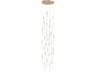 Main St. LED Pendant Chandelier in Brushed Brass