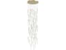 Boa 51-Light Multi-Light Pendant in Brushed Brass