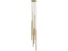 Filmore Ave Multi Light Pendant in Aged Brass