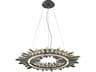 Aspen Chandelier in Dark Bronze Modern LED Fixture