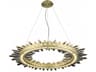 Aspen Pendant Ceiling Light Brushed Brass Modern