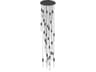 Strand 31-Light Multi Port Pendant in Black