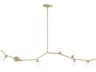 Hampton Linear Chandelier with Hand-Blown Glass