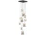 Brentwood LED Multi Light Pendant in Brushed Aluminum