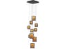 Brentwood Collection 10-Light LED Pendant in Dark Bronze