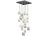Brentwood 19-Light LED Multi-Port Pendant in Brushed Aluminum