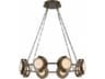 Mayfair LED Chandelier in Aged Brass