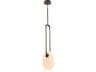Palmea 1-Light Aged Brass Mini Pendant