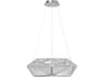 Seoul LED Pendant Light in Chrome