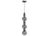 Avra LED Pendant Black Mid-Century Modern
