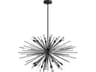 Palisades Ave 18 Light Sputnik Chandelier in Black