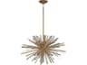 Palisades Ave Sputnik Chandelier Aged Brass