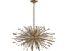 Palisades Ave 10-Light Sputnik Chandelier Antique Brass