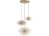 Palisades Ave Multi Pendant Chandelier Aged Brass Sputnik