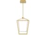 Park Ave Pendant Chandelier Gold Geometric