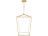 Park Ave Pendant Gold LED Modern Lantern