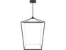Park Ave LED Pendant Chandelier Black Geometric