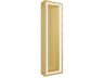 Park Ave Wall Sconce in Gold Modern Geometric LED