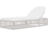 Amelia Outdoor Chaise Lounge Sand and Cloud