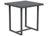 Pavia Counter Table Charcoal Aluminum