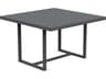 Pavo Square Dining Table Charcoal Aluminum Outdoor