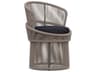 Palma Swivel Outdoor Dining Chair Mocha Rope