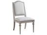 Malibu Aidan Brown Upholstered Side Dining Chair