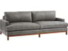 Upholstery Horizon Ocean Gray Leather Sofa